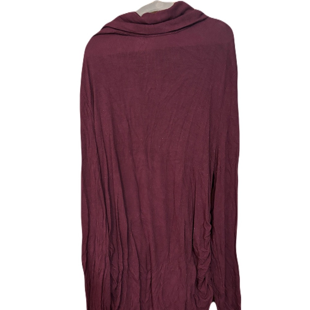FREE WITH PURCHASE Paisley Sky Deep Burgundy/Purple Maternity Shirt